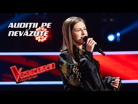 Lavinia Jitaru | "Nu mă duc la club" | Audiții pe Nevăzute | Vocea României | Sezonul 12