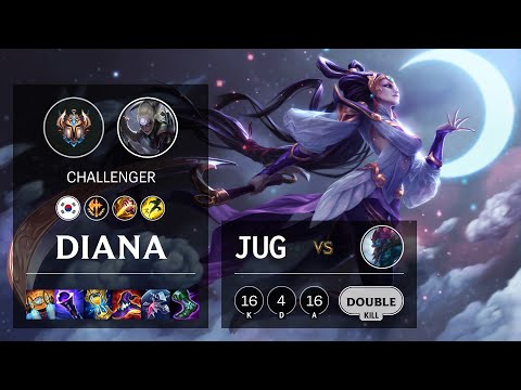 Diana Jungle vs Trundle - KR Challenger Patch 11.17