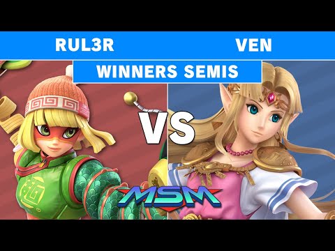 MSM Online 14 - Rul3r (MinMin) Vs SUGOI | Ven (Zelda) Winners Semis - Smash Ultimate