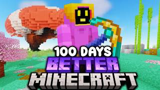 I Survived 100 Days In BETTER Minecraft Hardcore (Full Movie)