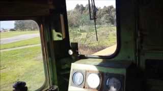 preview picture of video 'NATIONAL RAILWAY MUSEUM PORT ADELAIDE-801 CAB RIDE'