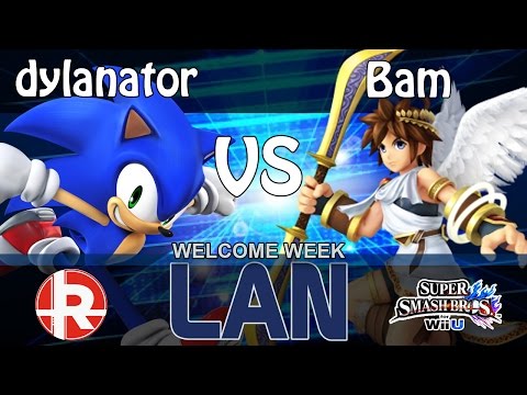 dylanator (Sonic) VS Bam (Pit) - Sm4sh Tourney @ Nevada Esports Welcome Week LAN