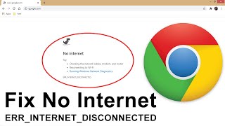 How to fix, solve No Internet | ERR_INTERNET_DISCONNECTED Chrome Error [Resolved] // Smart Enough