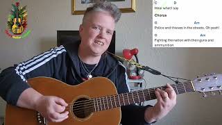 Police And Thieves | Junior Mervin | Guitar Lesson