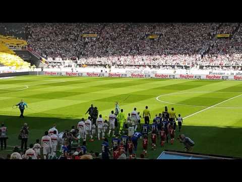 VFB Stuttgart - Karlsruher SC 09.04.2017 Choreographie
