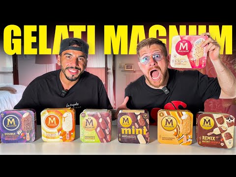 WE TRY ALL THE MAGNUM ICE CREAM FLAVORS FROM THE SUPERMARKET - SOME I DIDN'T EVEN KNOW EXISTED!