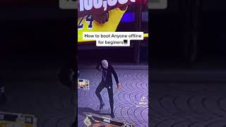 how to boot anybody offline