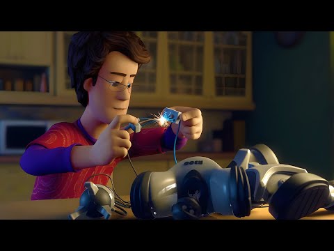 Dad's Robot Creation! | The Fixies - Kingdom Kids Zone, Little Learners - The Fixies