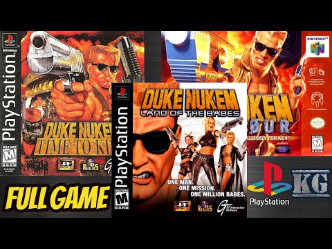 Duke Nukem TRILOGY [PS1,N64] 100% Gameplay Walkthrough FULL GAME [4K60ᶠᵖˢ UHD🔴]