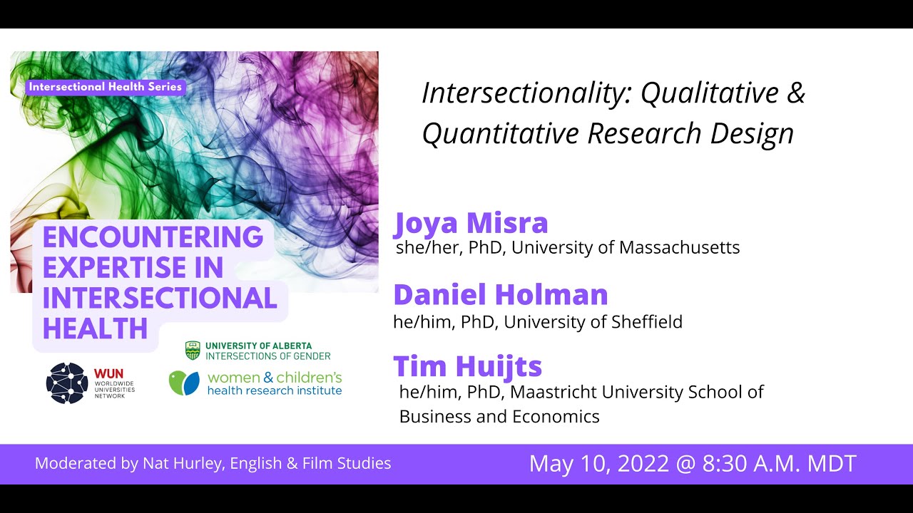 Intersectionality: Qualitative and Quantitative Research Design