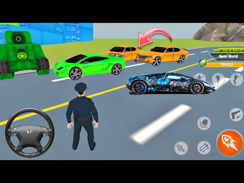 🚔 Police Car vs Super Cars |💥😨 Open World Car Game | @drivewithrahu-1 😨