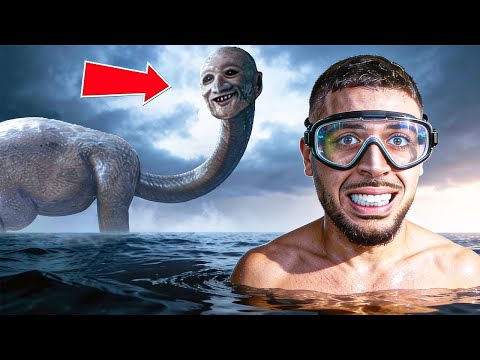 SI VOUS VOYEZ Ce NOUVEAU MONSTRE WE SWAM TO FAR DANS L’OCÉAN.. FUYEZ !