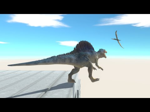 SPINOSAURUS vs EVERY UNIT FALLING CITY Animal Revolt Battle Simulator