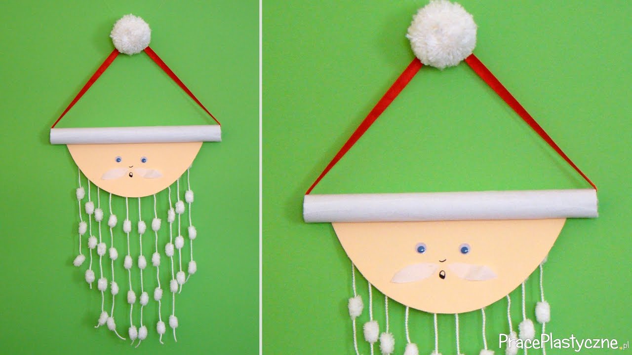 Jak zrobić dekorację świąteczną? (Mikołaj)