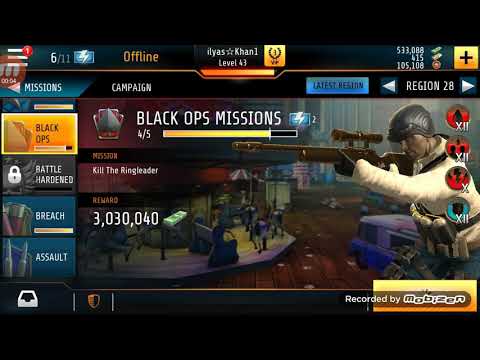 Kill Shot Bravo Region 28=5 Black Ops Mission Complete