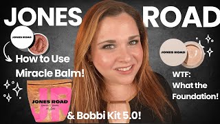 JONES ROAD BEAUTY REVIEW!  Full Face and BOBBI KITS 5.0 DEMO!