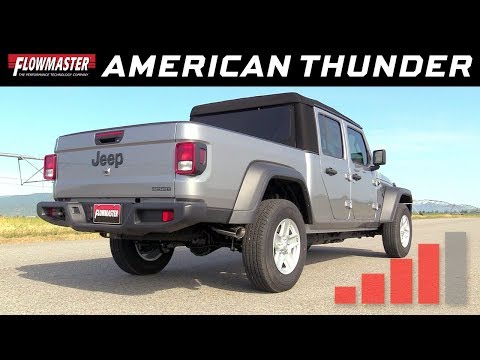 2020 Jeep Gladiator 3.6L - American Thunder Cat-back Exhaust System 817913