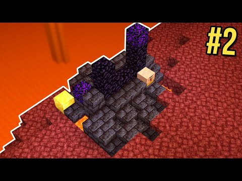 Minecraft: Nether Survival Let's Play Ep. 2 - Hoglins Are Terrible