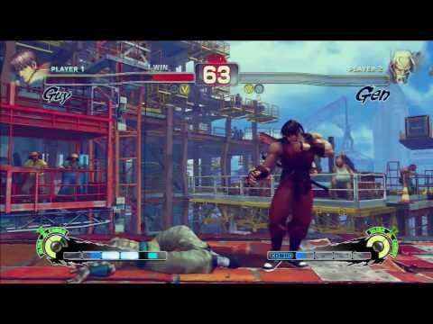 SSF4 A.E Offline locals Nice1 (Guy) vs Negaman (Gen) 1st to 5