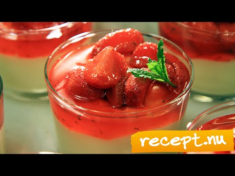 Mitt kök: Vit chokladmousse med sommarkompott med Royfares - TV4