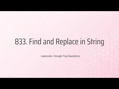 Leetcode | 833. Find and Replace in String | Python