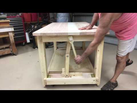 Workbench Retractable Wheels/Casters ...no talk just action