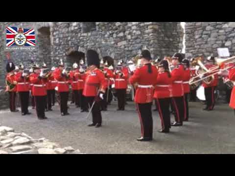 The Regimental Band & Corps of Drums of The Royal Welsh - Men of Harlech @ Harlech Castle