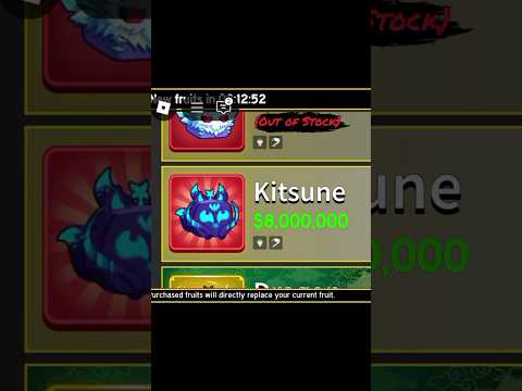 KITSUNE on stock after update be like:  #bloxfruits #bloxfruitsupdate #roblox #foryou