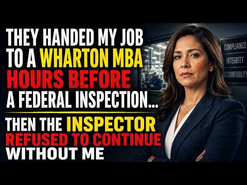 They Replaced Me With a Wharton MBA—Then the Inspector Refused to Continue