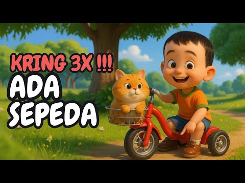 Kring-Kring Ada Sepeda 🚲🎵  | Lagu Anak Ceria & Edukatif | Animasi 3D