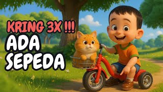 Download lagu Kring-Kring Ada Sepeda 🚲🎵  | Lagu Anak Ceria & Edukatif | Animasi 3D mp3