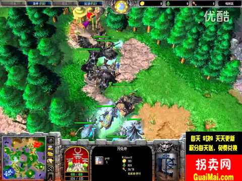 【苦战30分钟】魔兽争霸xiaoy解说WCA xiaokai vs zhouxixi LR1