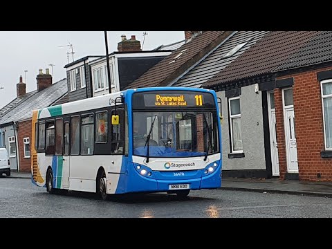 Journey on Route 10 | NK61EDO/36478 - Stagecoach North East: ADL E20D/ADL Enviro 200