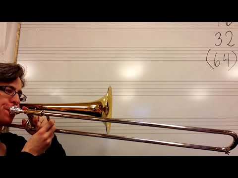 Årets premiärlåt B-del - trombon - övningshjälp