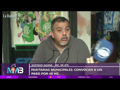 Nuevo paro de municipales en San pedro por 48 horas