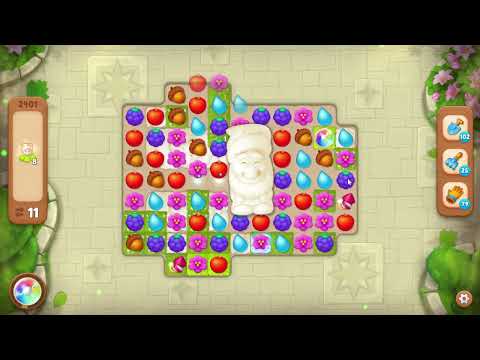 Gardenscapes 2401 Level - 23 moves - NO BooSTERS