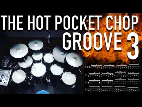 The Hot Pocket Chop Groove 3 - 3 Piece Fill - Advanced Drum Lesson By Nick Bukey