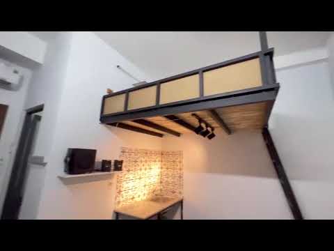 Attic studio apartment for rent on Luy Ban Bich street