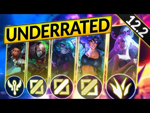 10 SECRETLY OP Champions of ALL ROLES in PATCH 12.2 - LoL Tier List Guide
