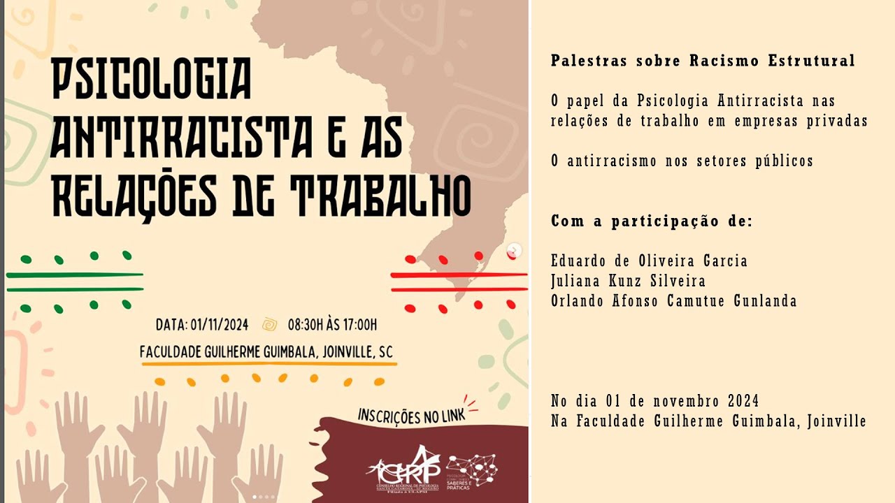 Psicologia Antirracista e as Relações de Trabalho