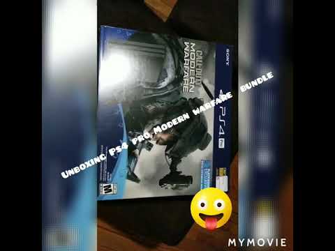 PS4 PRO "MODERN WARFARE EDITION" 4K HDR UNBOXING BLACK FRIDAY  DEAL