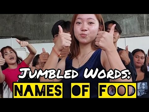 Jumbled Words: Names of Food