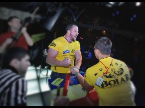 “VI-BOIAR ARMWRESTLING MOLDOVA” Anton Kalyazin (Ukraine) vs.Viorel Dobrin (Romania)