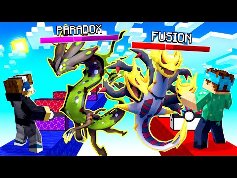 FUSION vs PARADOX Pixelmon LUCKY BLOCK RACE! (Minecraft)