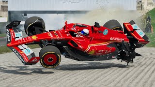 Realistic Racing Crashes #88 | BeamNG Drive