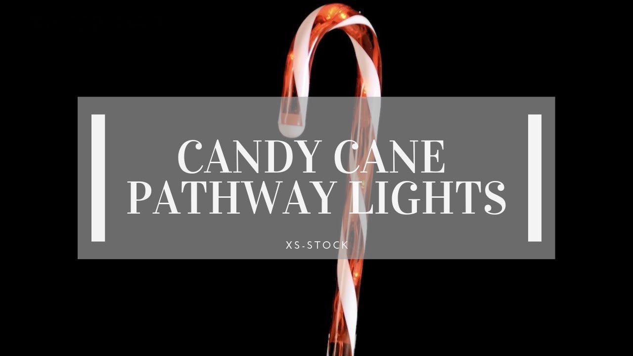 5PC Candy Cane Pathway Christmas Lights