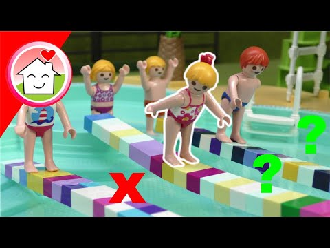 Playmobil Film Familie Hauser - Spielnachmittag im Aquapark - Video für Kinder