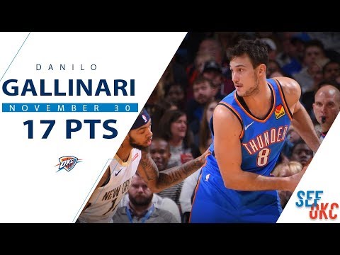 Danilo Gallinari's Full Highlights: 17 PTS, 5 AST vs Pelicans | 2019-20 NBA Season - 11.29.19