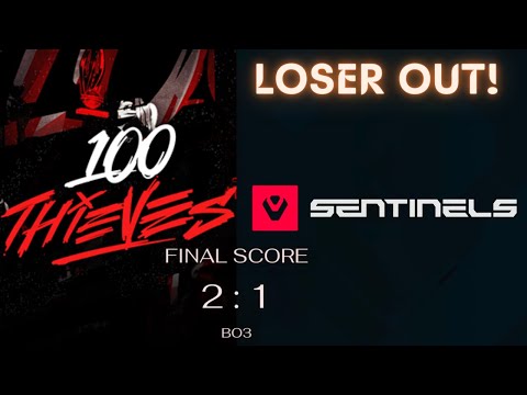 LOSER OUT! Sentinels vs 100 Thieves | HIGHLIGHTS | Champions Tour NA: Last Chance Qualifier