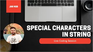 Download the video "Special characters Finding in String - All Approaches"